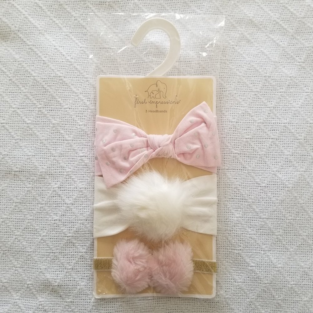 FIRST IMPRESSIONS baby girl headbands